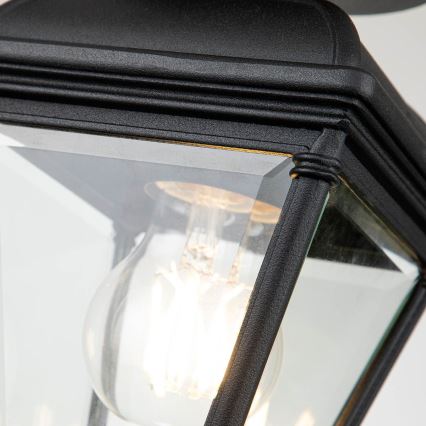 Elstead - Εξωτερικό φωτιστικό οροφής BAYVIEW 1xE27/60W/230V IP44 μαύρο